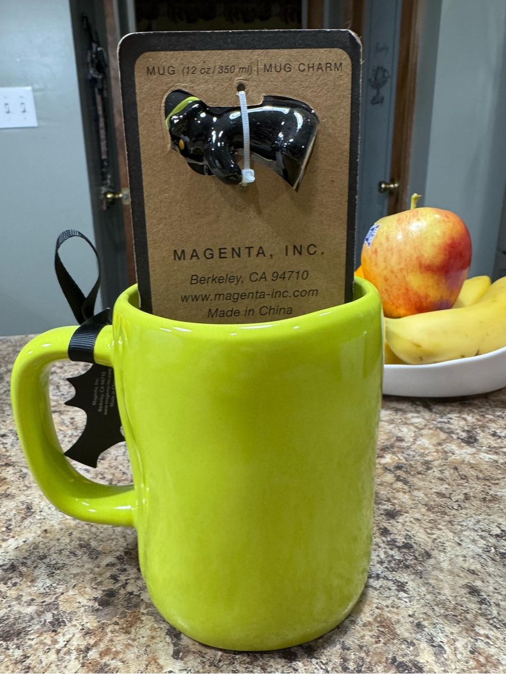Rae Dunn Wicked Witch Mug w/ Mug Charm NWT - Picture 2 of 7